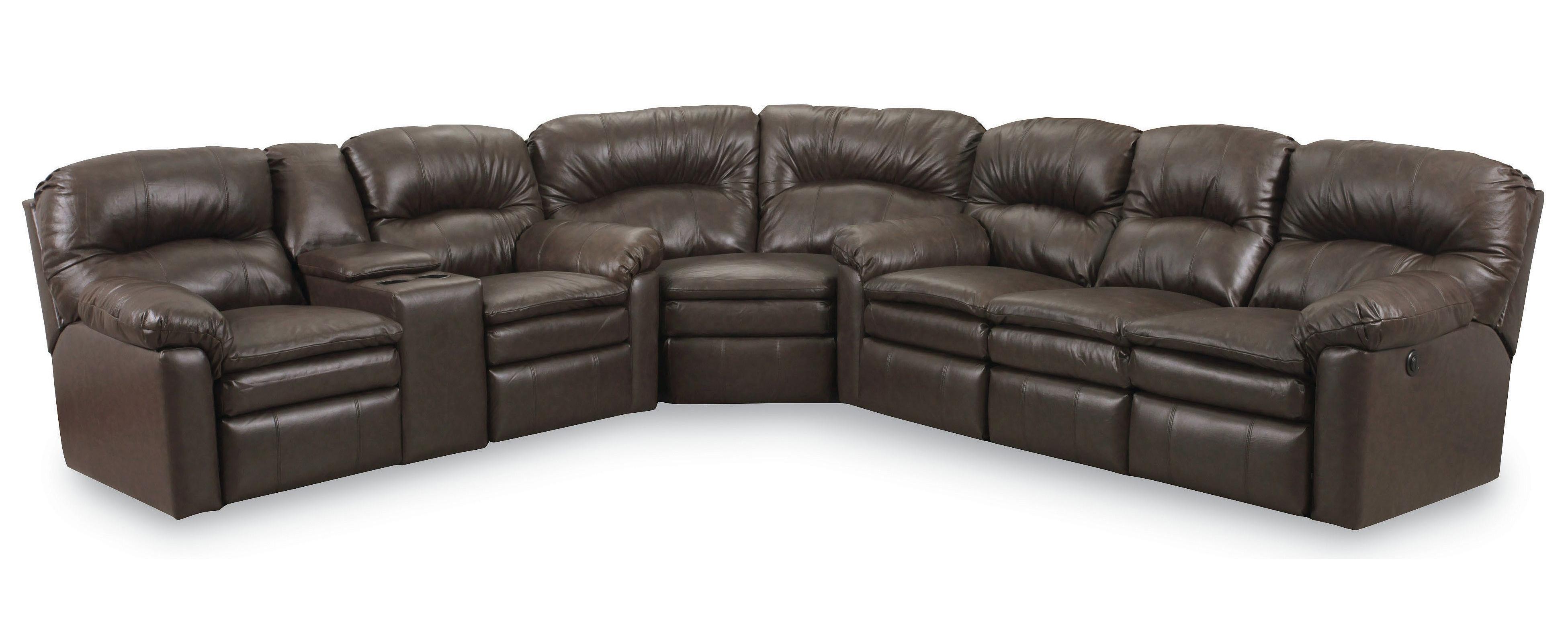 Lane Express Touchdown Quick Ship Reclining Sofa Sectional with